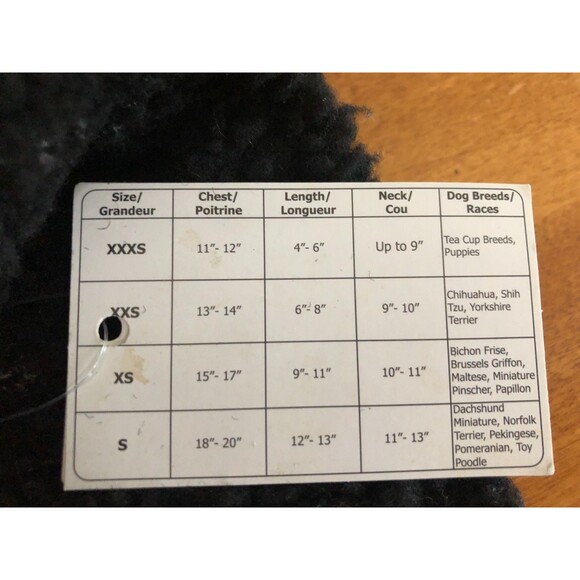 NEW Bailey & Bella Dog Jacket Coat Size Large Nova Check Plaid Adjustable Fleece - Picture 5 of 8